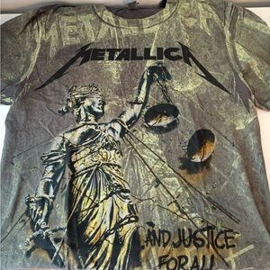Like-New Metallica “And Justice for All” Tee Shirt